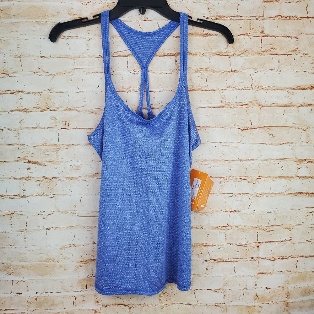 Avia Women's Blue Active Wear Tank Size Med